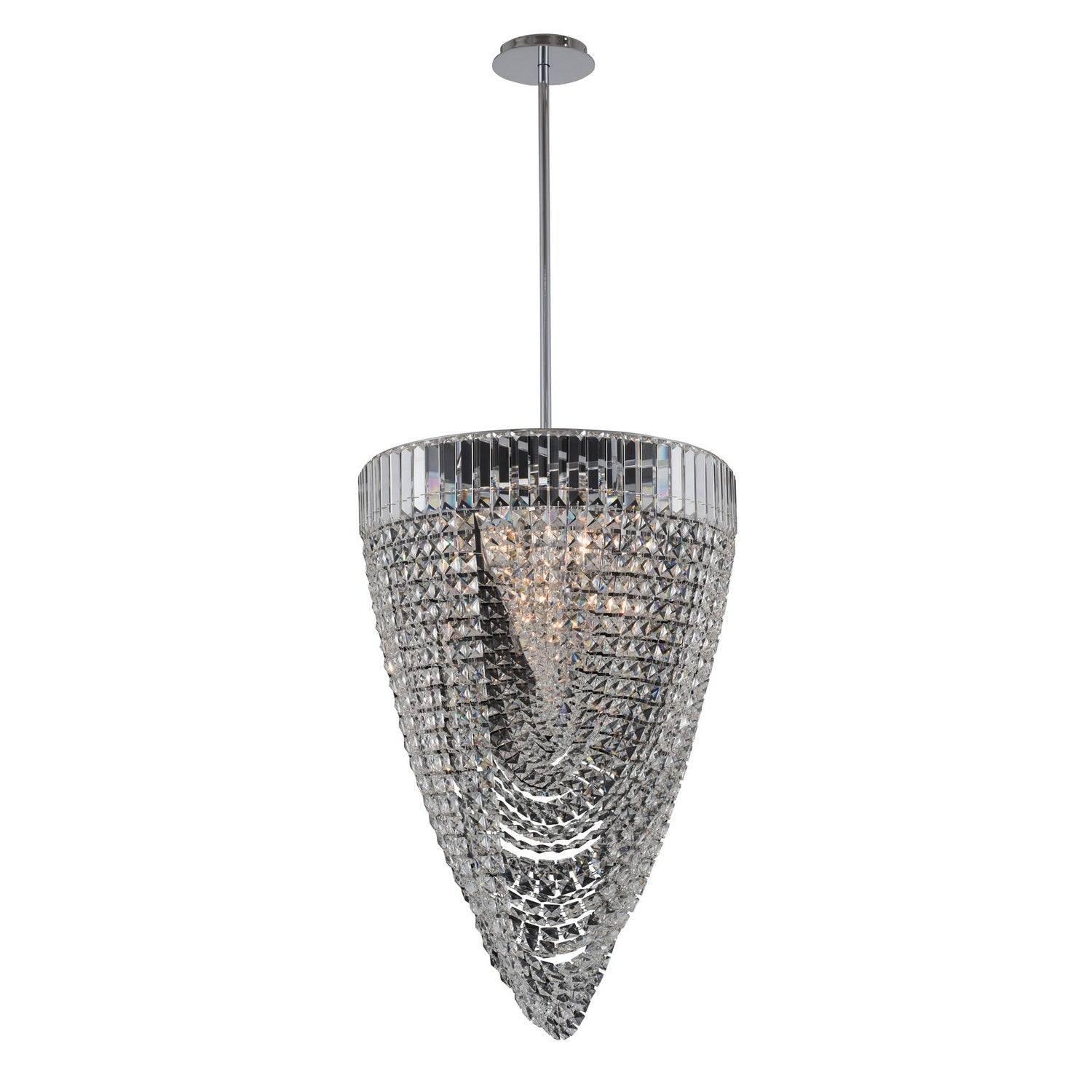 Allegri - 035350-010-FR001 - 12 Light Foyer Pendant - Mira - Chrome