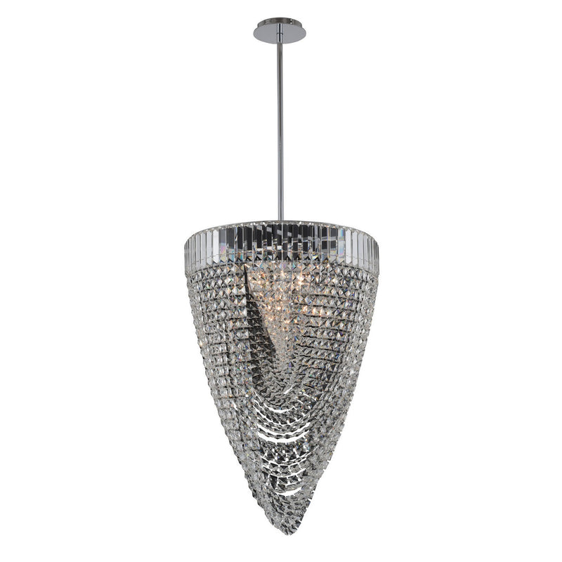 Allegri - 035350-010-FR001 - 12 Light Foyer Pendant - Mira - Chrome