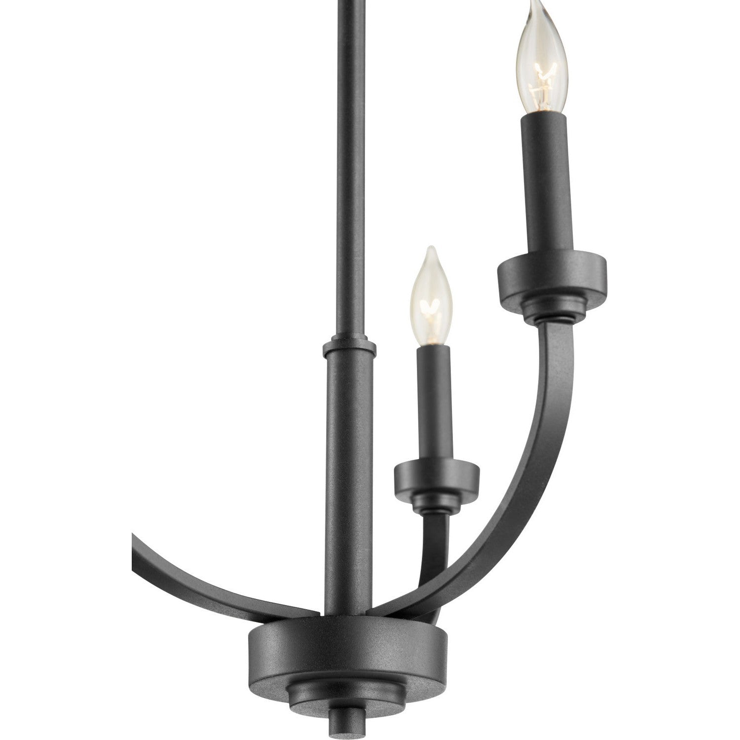 Quorum - 6160-3-69 - Three Light Chandelier - Reyes - Textured Black