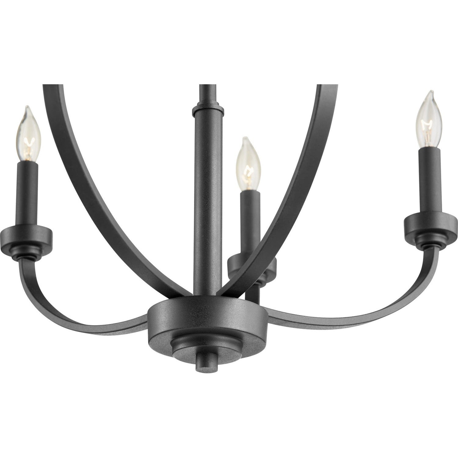 Quorum - 6160-5-69 - Five Light Chandelier - Reyes - Textured Black