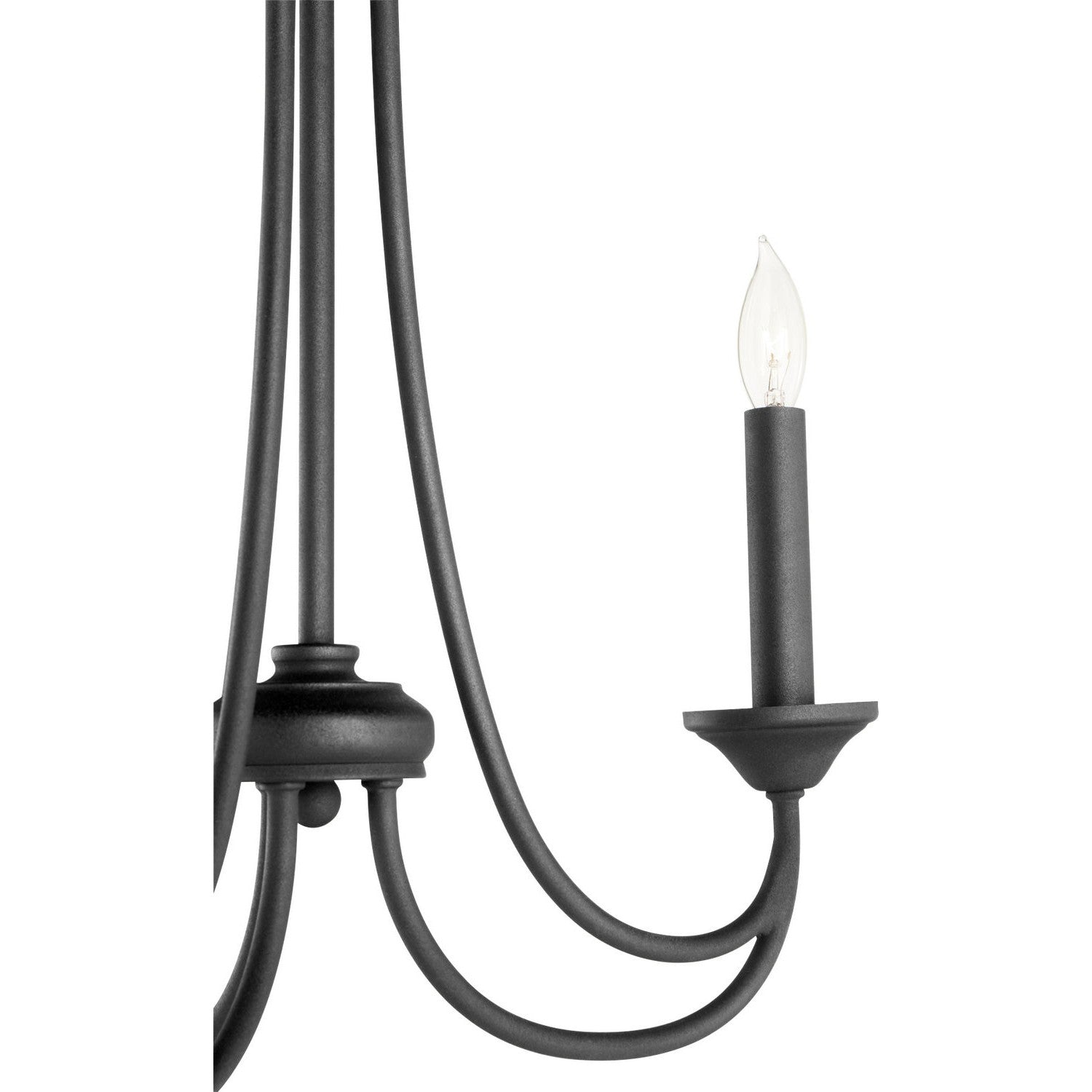 Quorum - 6250-3-69 - Three Light Chandelier - Brooks - Textured Black