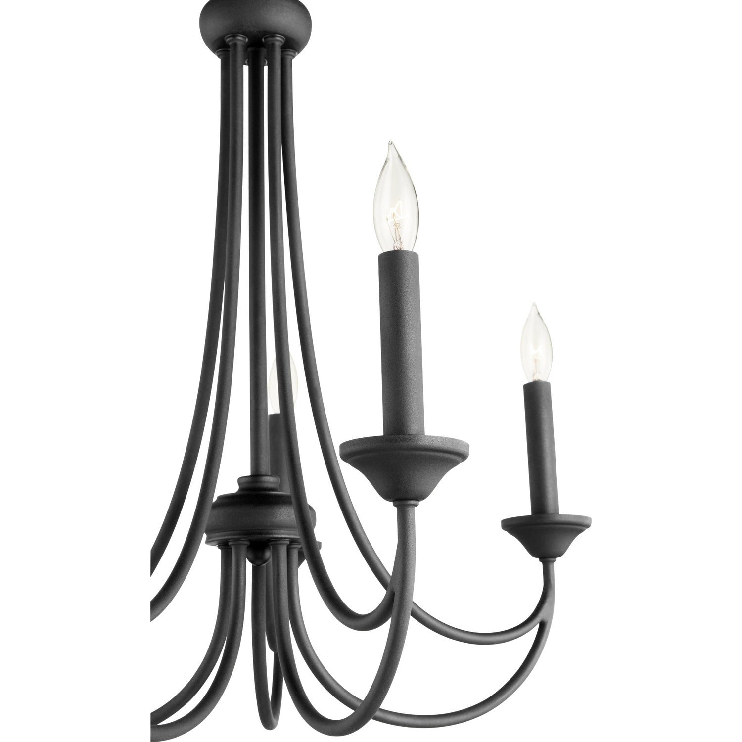 Quorum - 6250-5-69 - Five Light Chandelier - Brooks - Textured Black