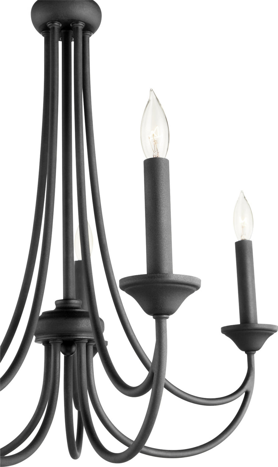 Quorum - 6250-5-69 - Five Light Chandelier - Brooks - Textured Black