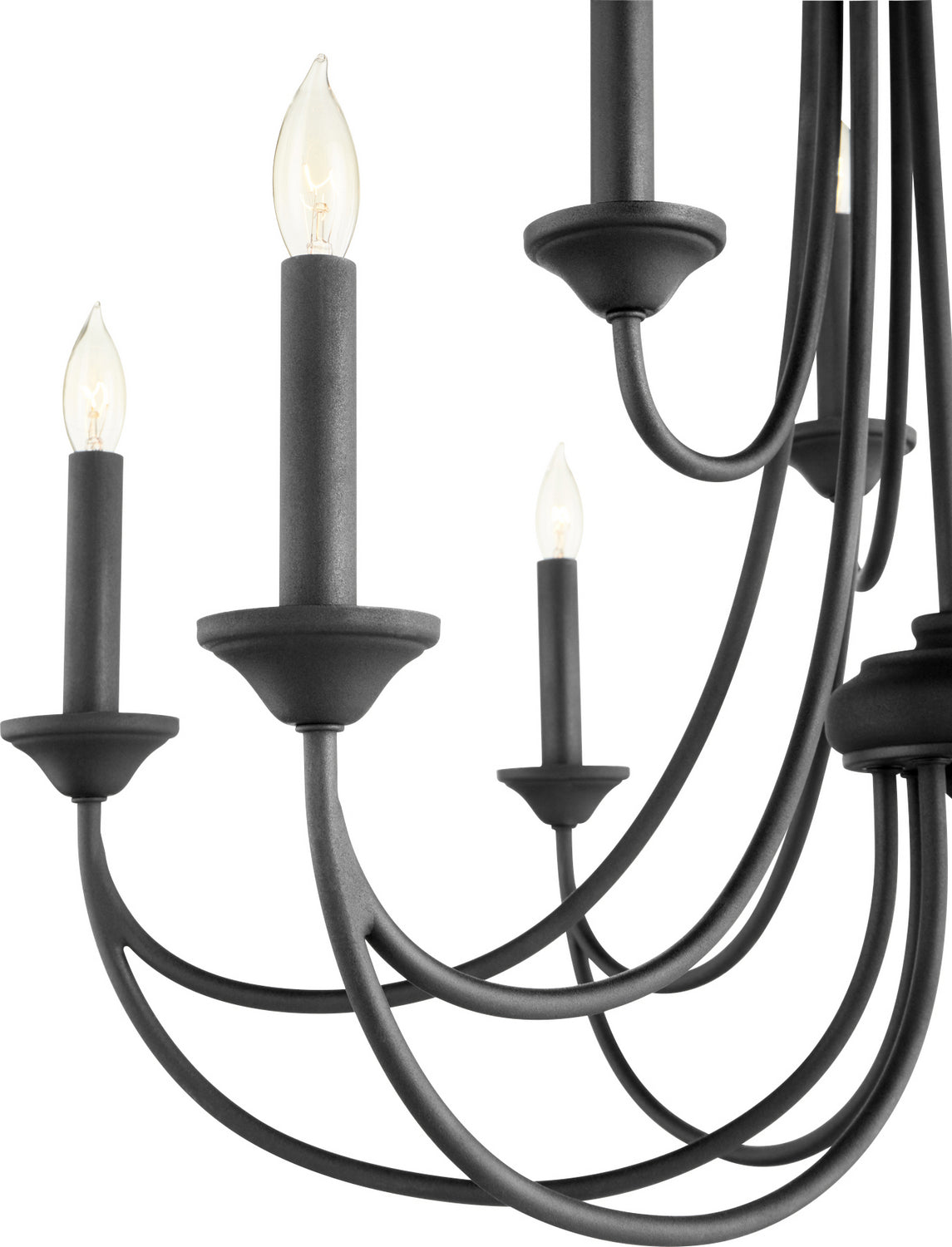 Quorum - 6250-9-69 - Nine Light Chandelier - Brooks - Textured Black