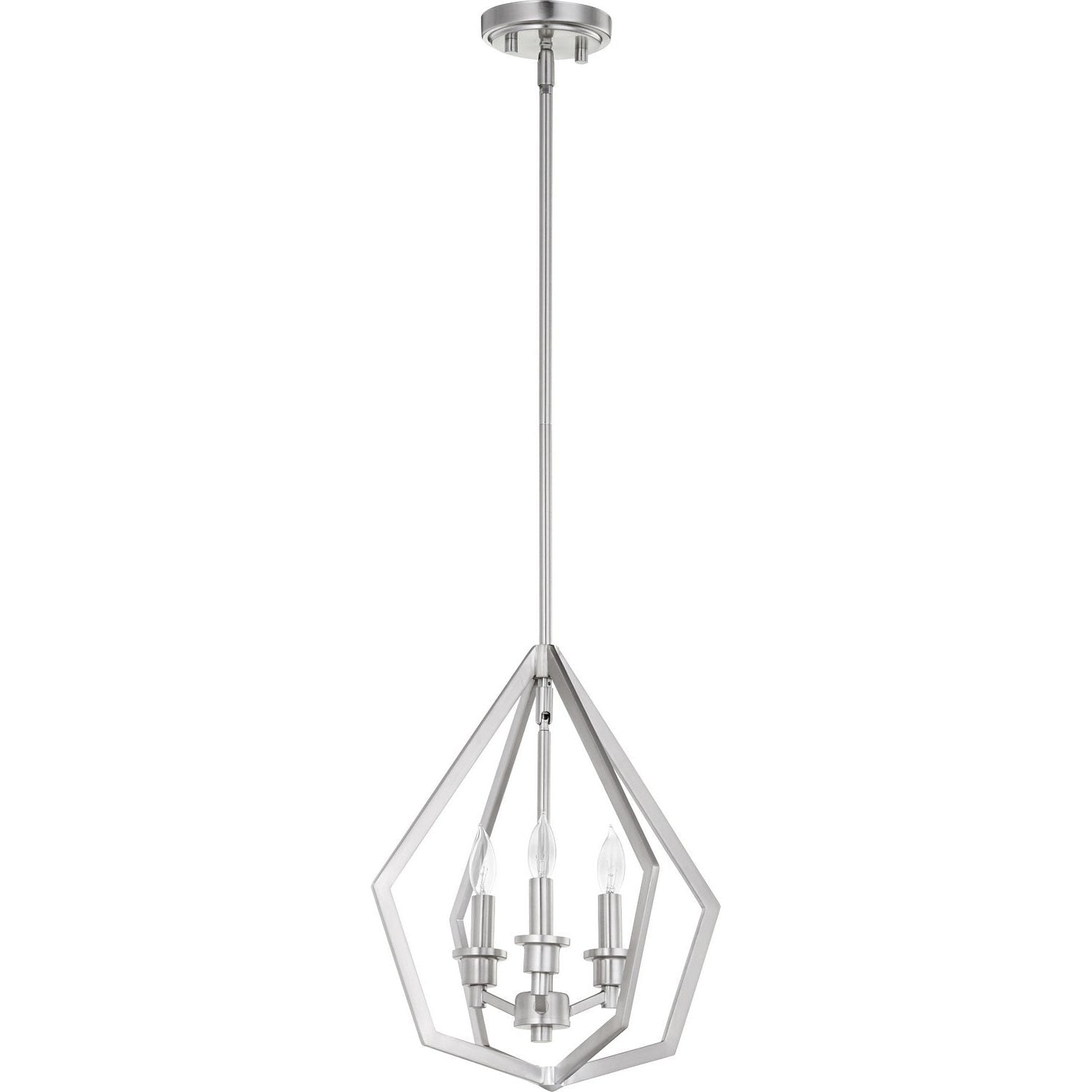 Quorum - 699-3-65 - Three Light Pendant - Knox - Satin Nickel