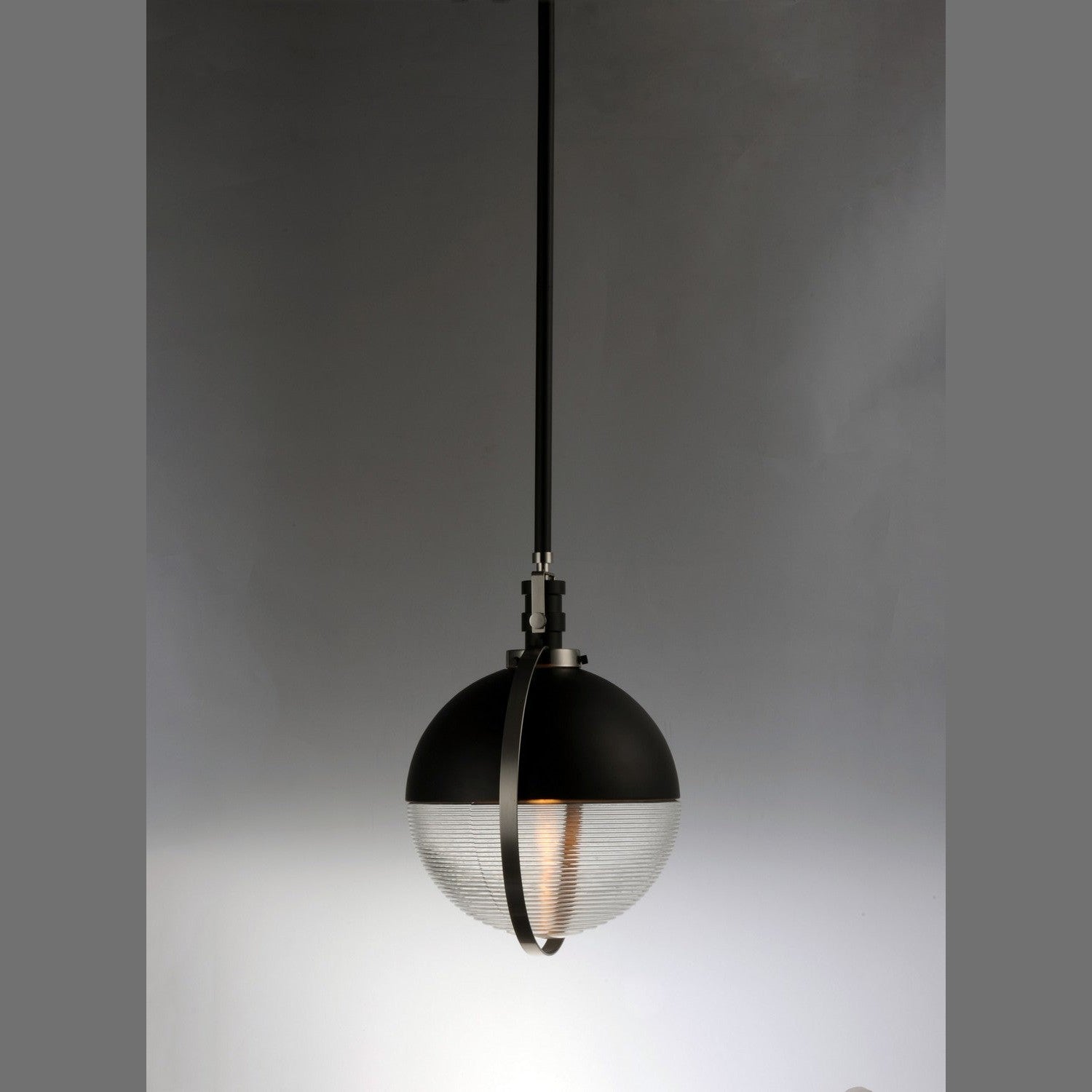 Maxim - 10080CLBKSN - LED Pendant - Axiom - Black / Satin Nickel