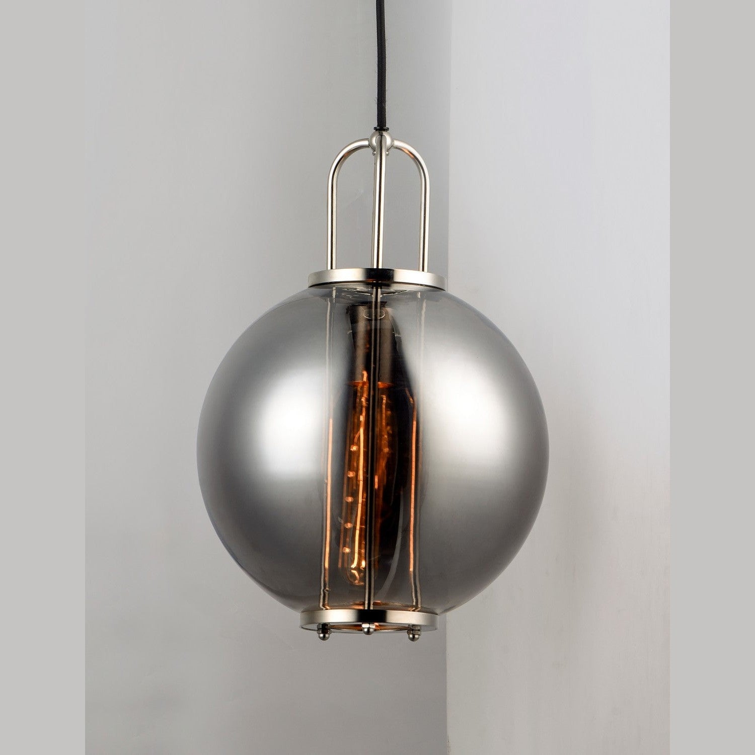Maxim - 10084MSKPN - One Light Pendant - Minaret - Polished Nickel