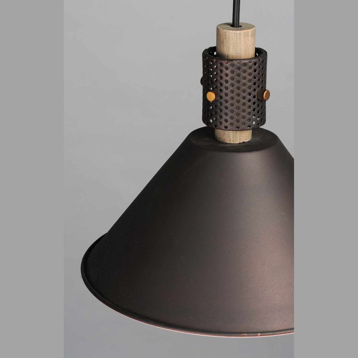 Maxim - 10089OIWWD - One Light Pendant - Tucson - Oil Rubbed Bronze / Weathered Wood