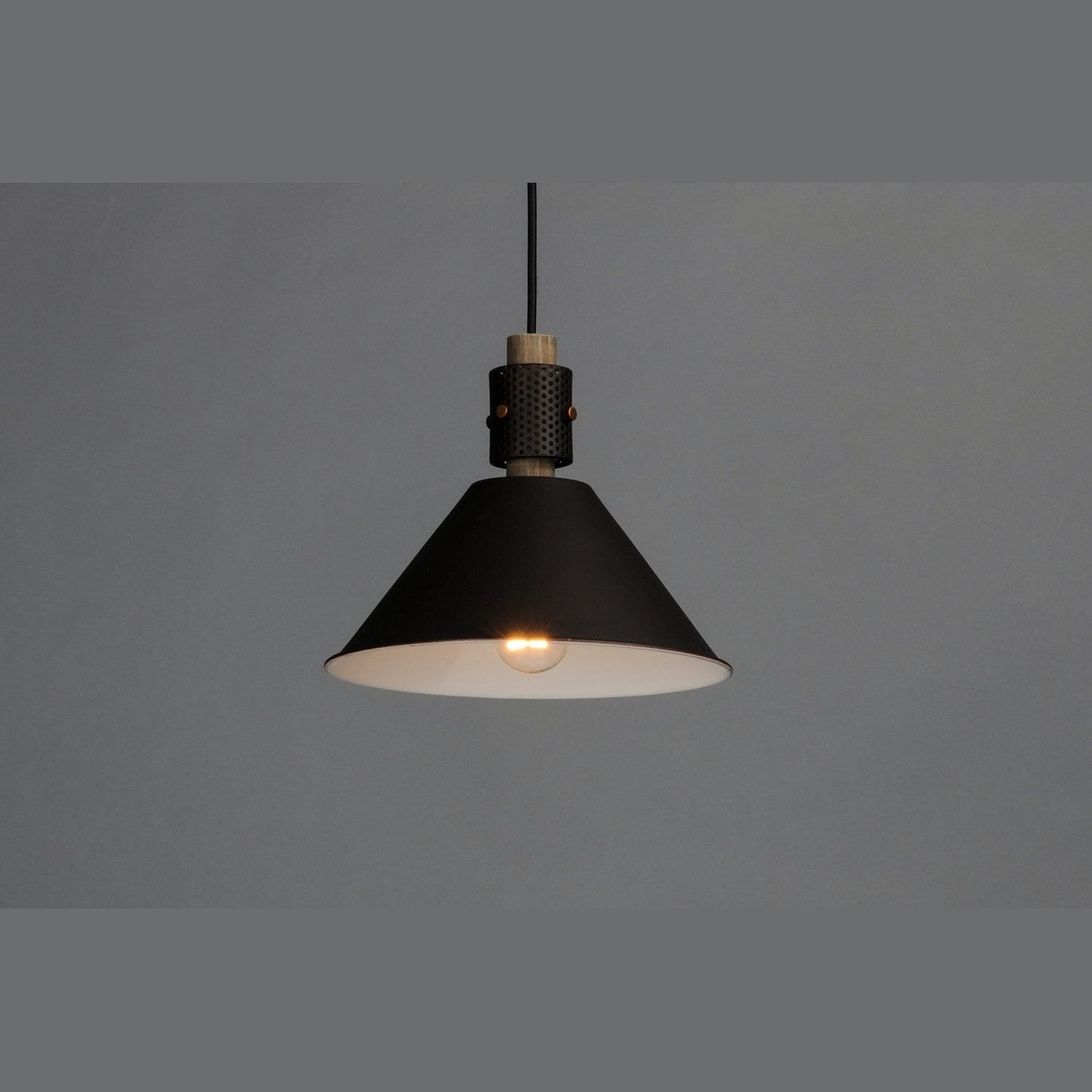 Maxim - 10089OIWWD - One Light Pendant - Tucson - Oil Rubbed Bronze / Weathered Wood