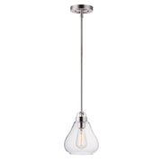Maxim - 10091CLSN - One Light Pendant - Dianne - Satin Nickel