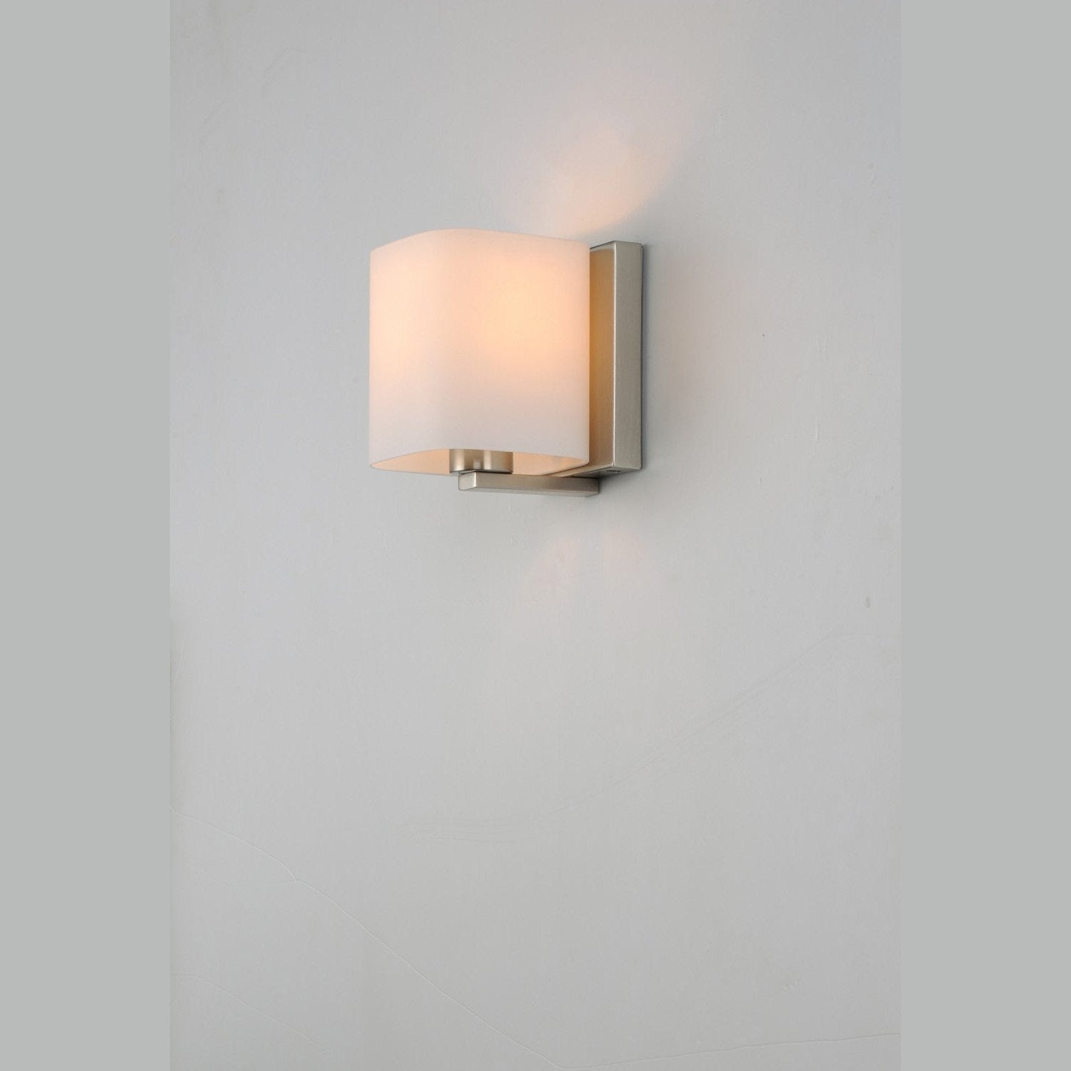 Maxim - 11251SWSN - One Light Bath Vanity - Wrap - Satin Nickel