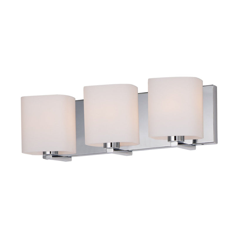 Maxim - 11253SWPC - Three Light Bath Vanity - Wrap - Polished Chrome