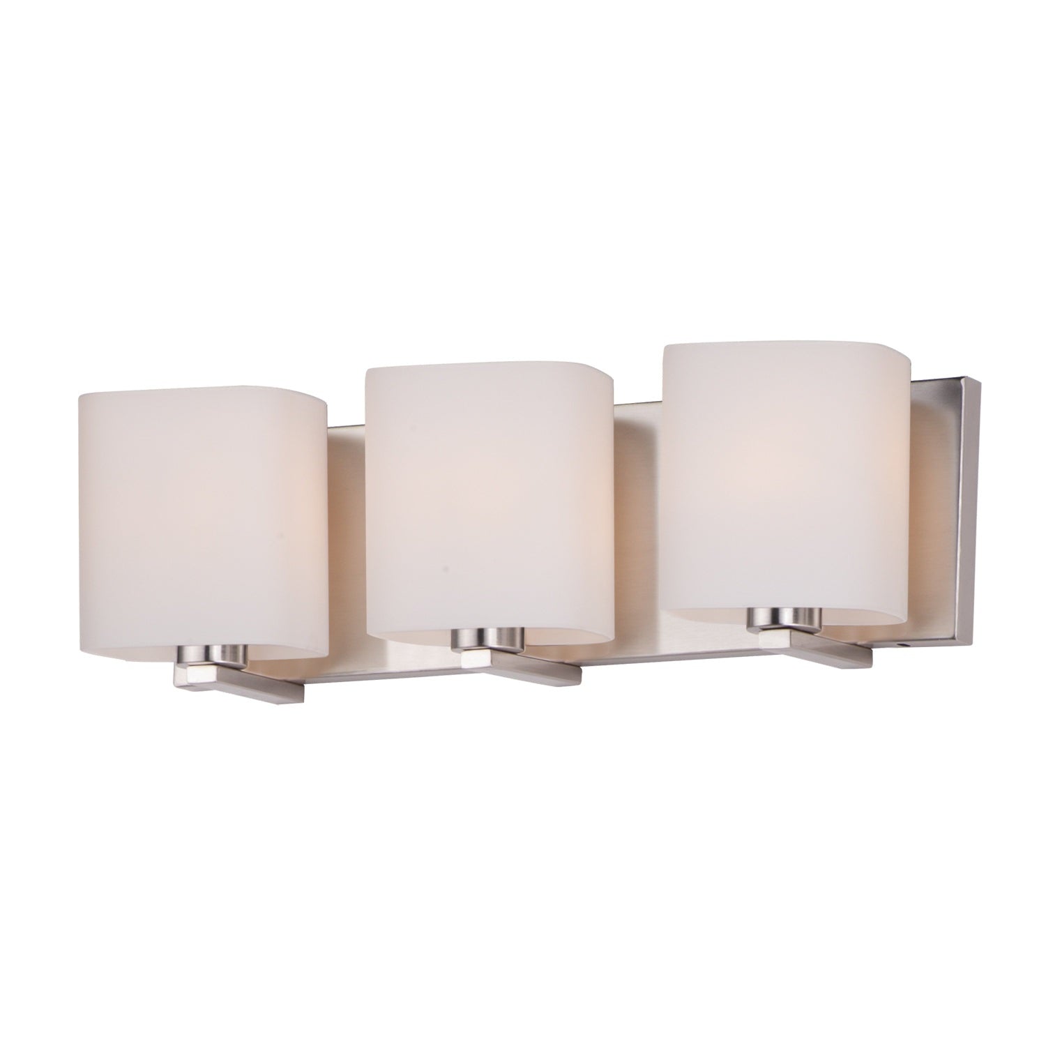 Maxim - 11253SWSN - Three Light Bath Vanity - Wrap - Satin Nickel