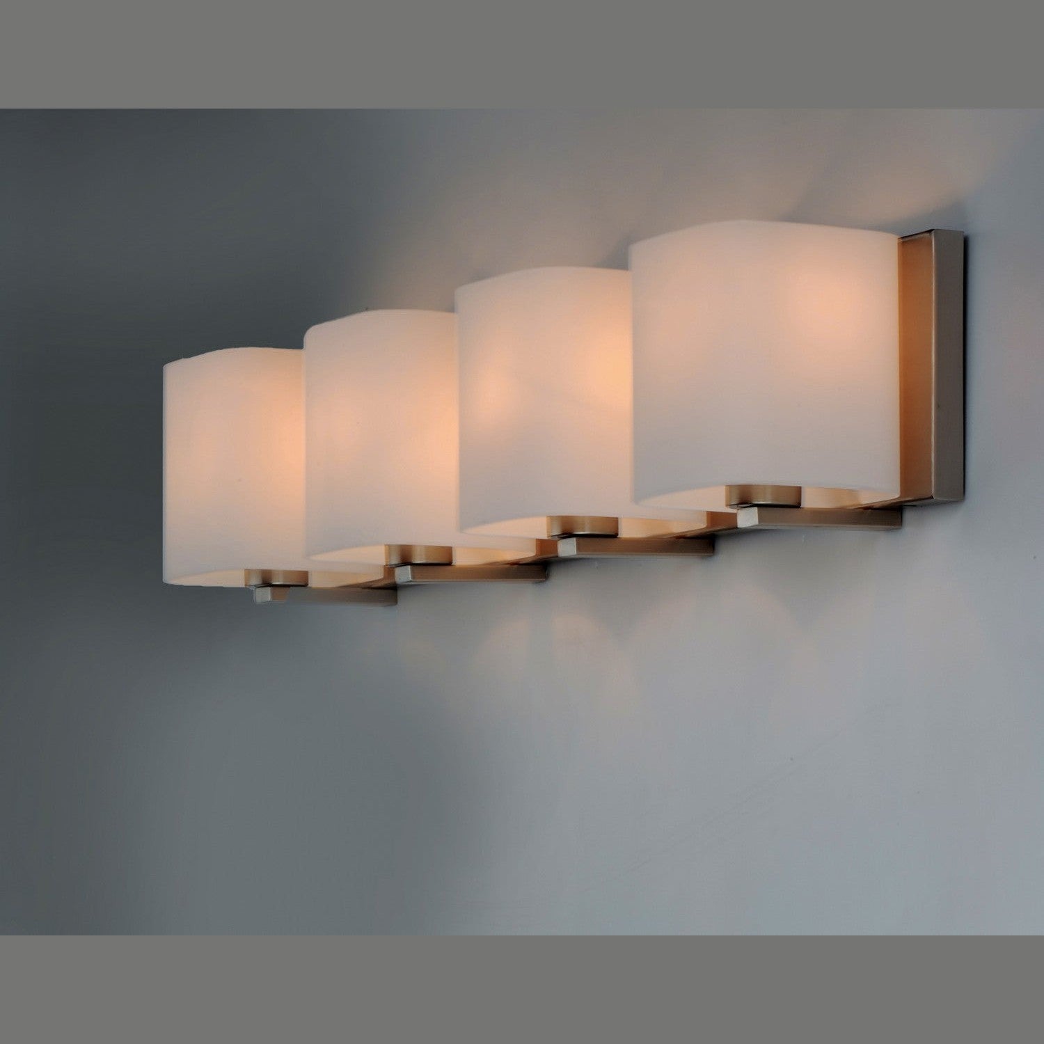 Maxim - 11254SWSN - Four Light Bath Vanity - Wrap - Satin Nickel