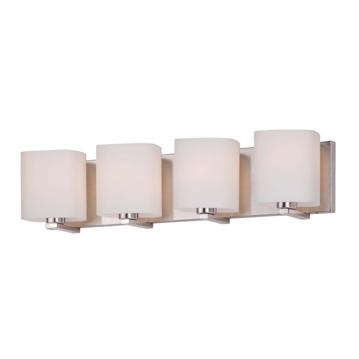 Maxim - 11254SWSN - Four Light Bath Vanity - Wrap - Satin Nickel