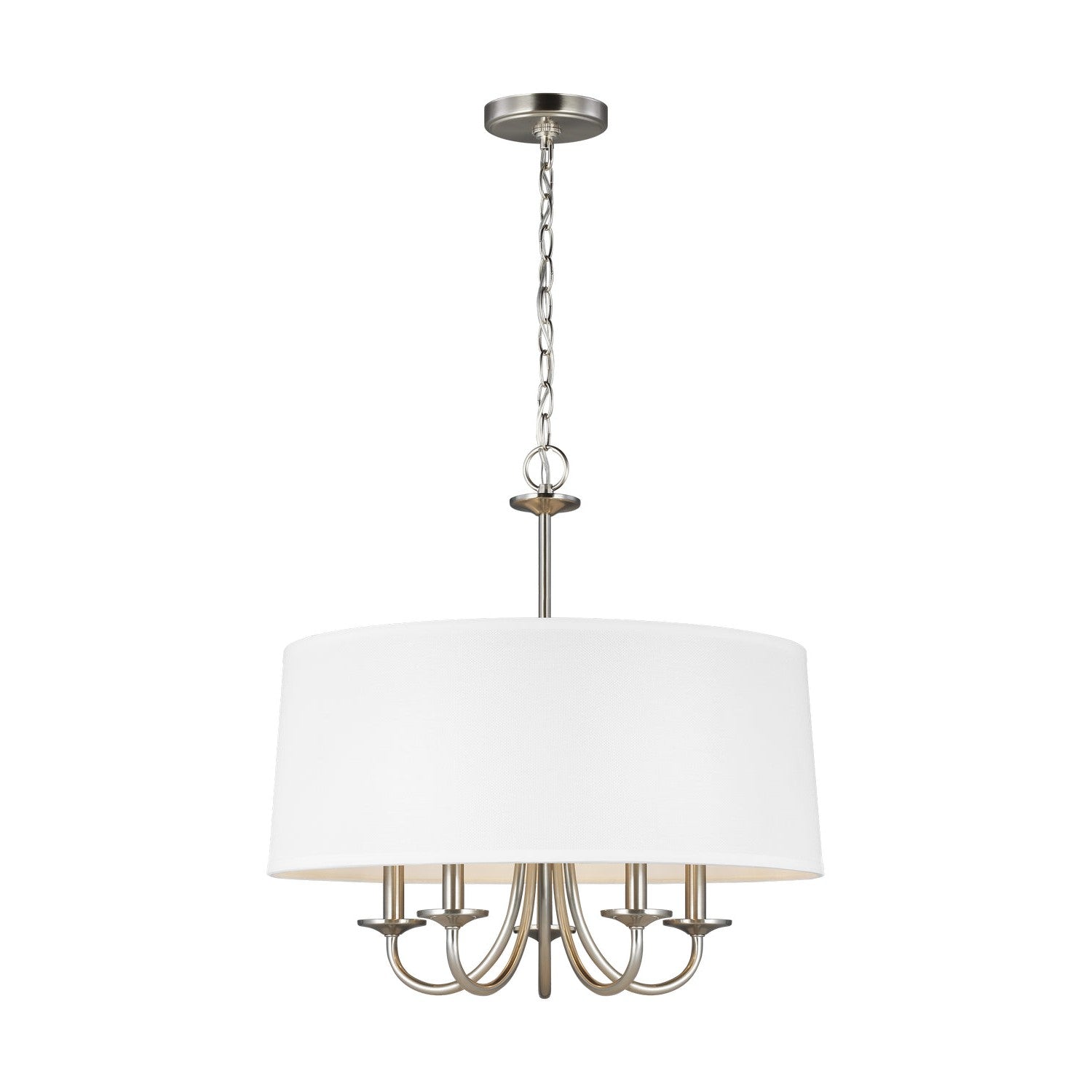 Generation Lighting - 3320205-962 - Five Light Chandelier - Seville - Brushed Nickel