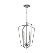 Generation Lighting - 5134903-05 - Three Light Hall / Foyer Pendant - Romee - Chrome