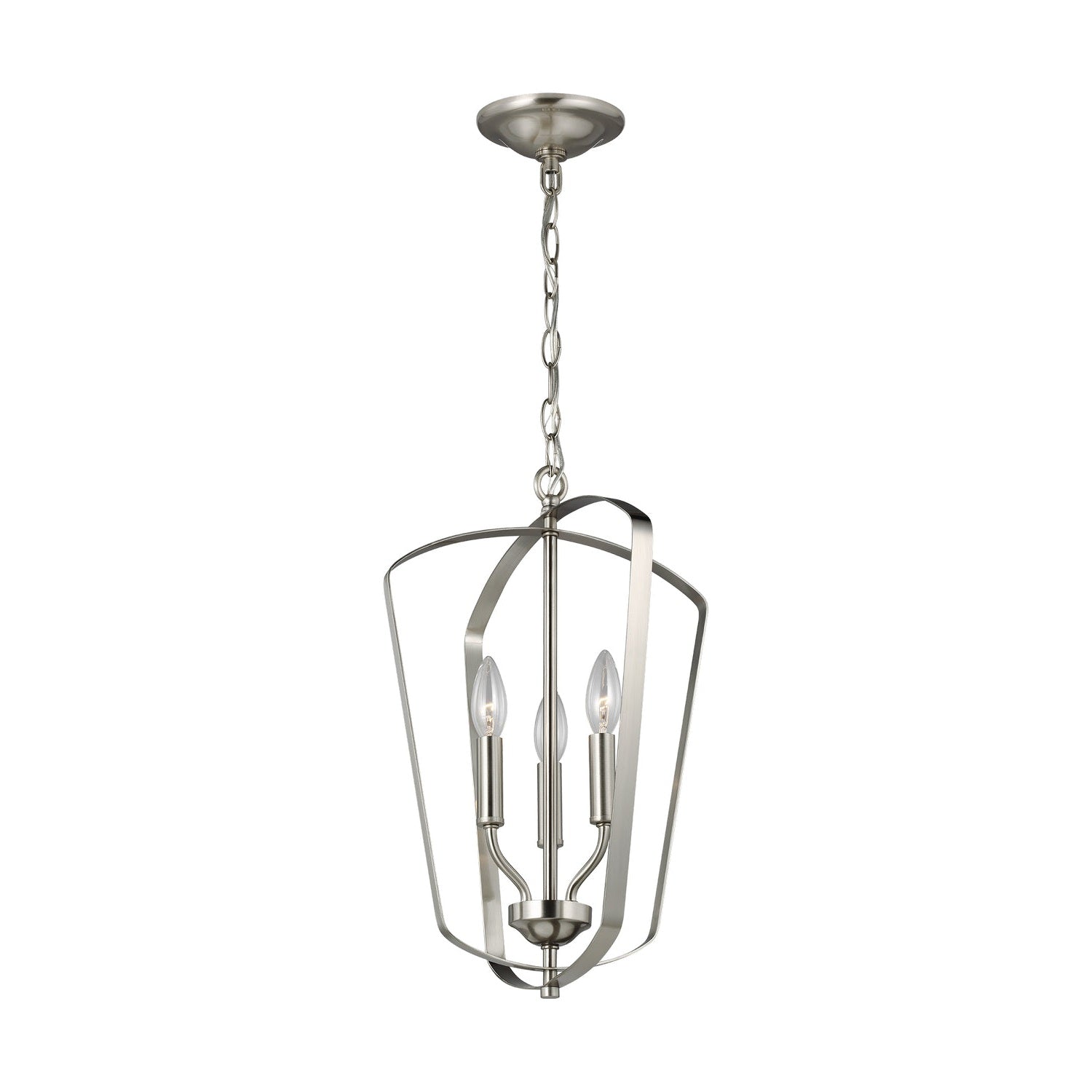 Generation Lighting - 5134903EN-962 - Three Light Hall / Foyer - Romee - Brushed Nickel