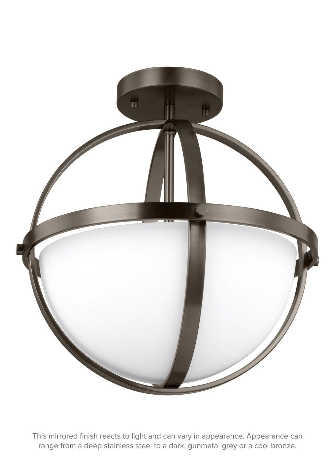 Generation Lighting - 7724602EN3-778 - Two Light Semi-Flush Convertible Pendant - Alturas - Brushed Oil Rubbed Bronze