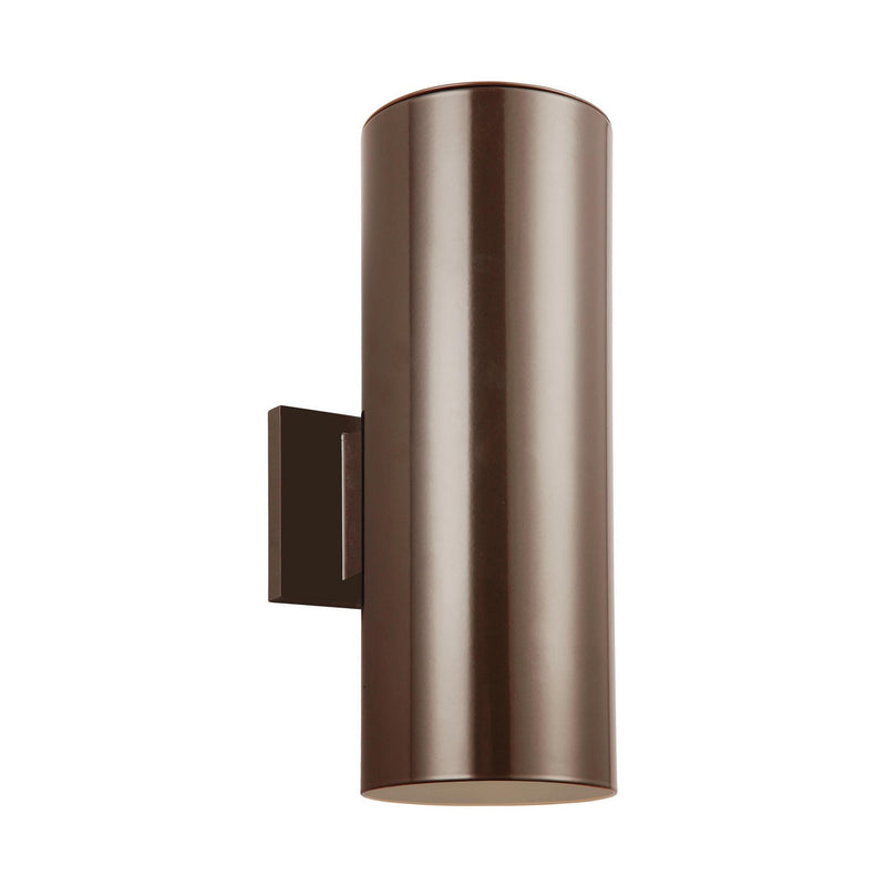 Visual Comfort Studio - 8313802-10 - Two Light Outdoor Wall Lantern - Outdoor Cylinders - Bronze