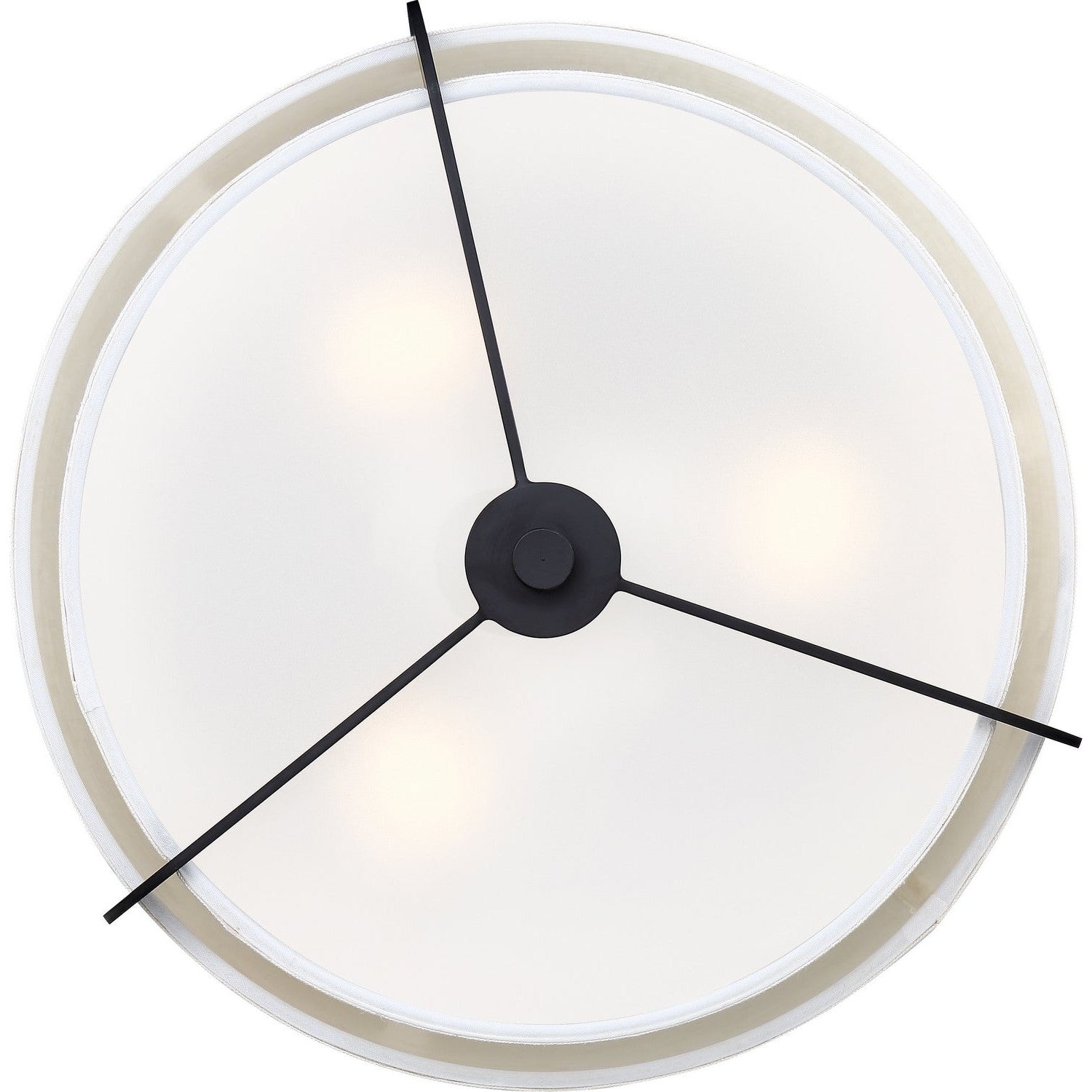 Nuvo Lighting - 60-6545 - Three Light Semi Flush Mount - Frankie - Aged Bronze
