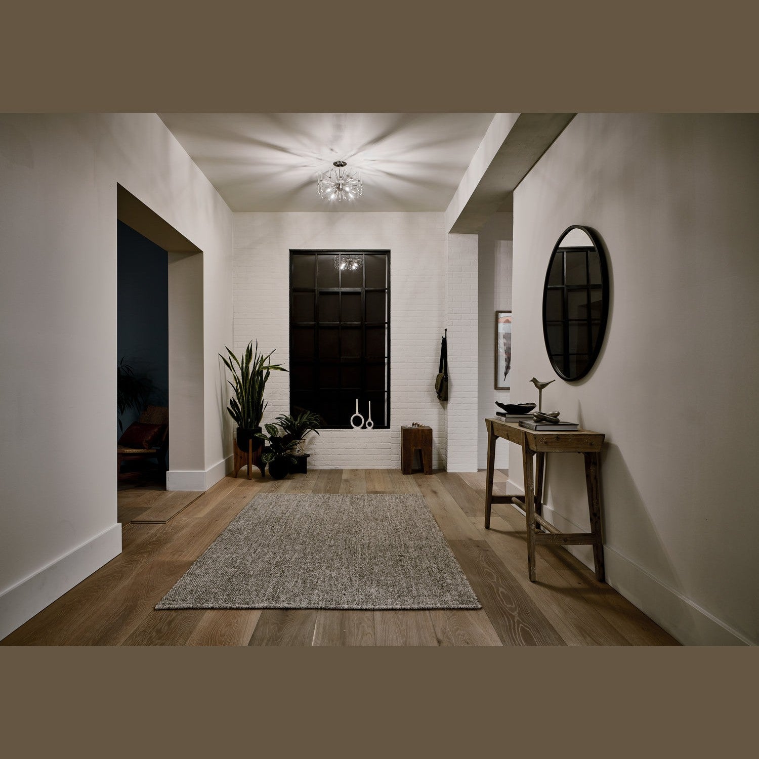 Kichler - 44277PN - Four Light Semi Flush Mount - Eris - Polished Nickel
