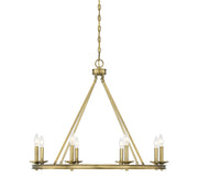 Savoy House - 1-308-8-322 - Eight Light Chandelier - Middleton - Warm Brass