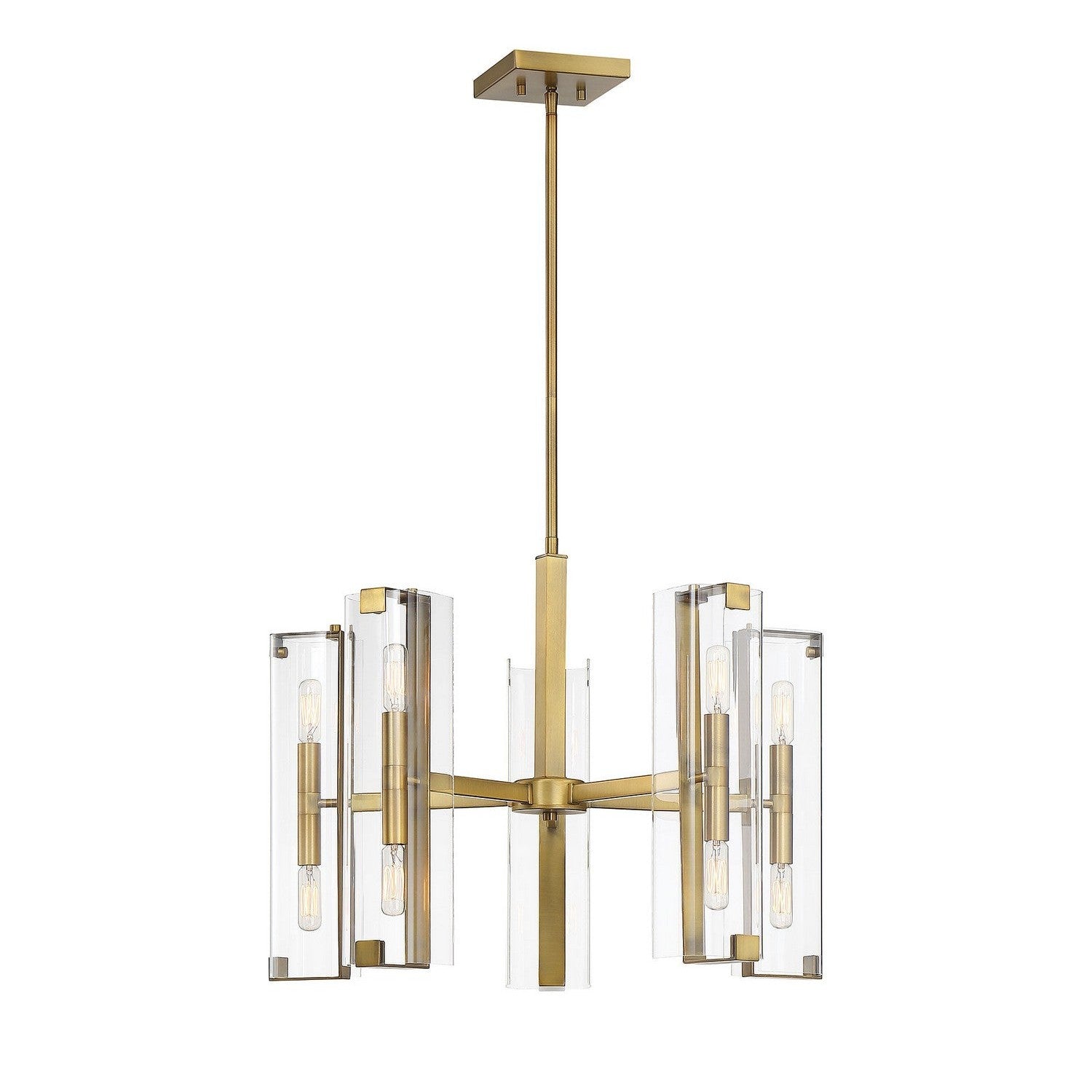 Savoy House - 1-9772-10-322 - Ten Light Chandelier - Winfield - Warm Brass