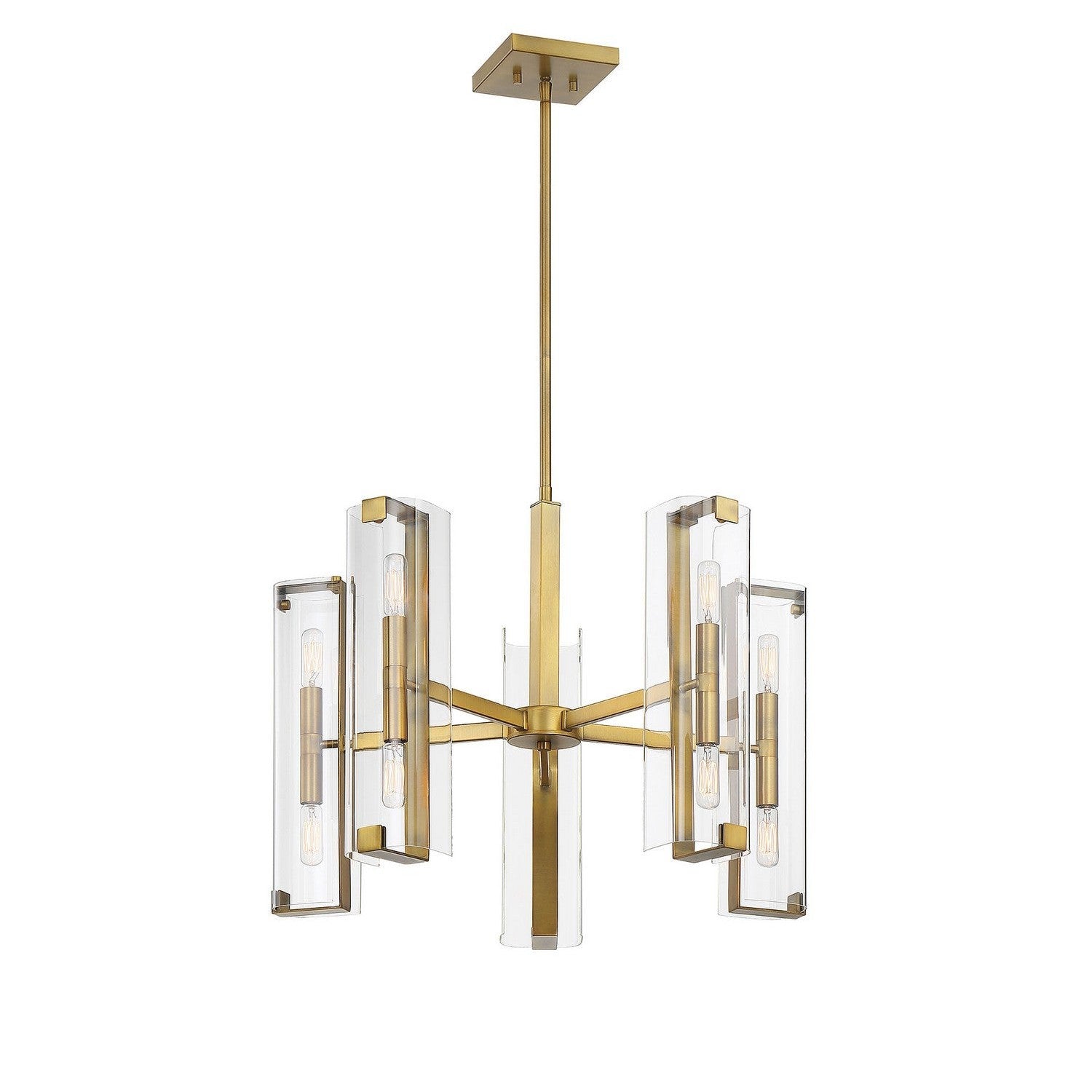 Savoy House - 1-9772-10-322 - Ten Light Chandelier - Winfield - Warm Brass