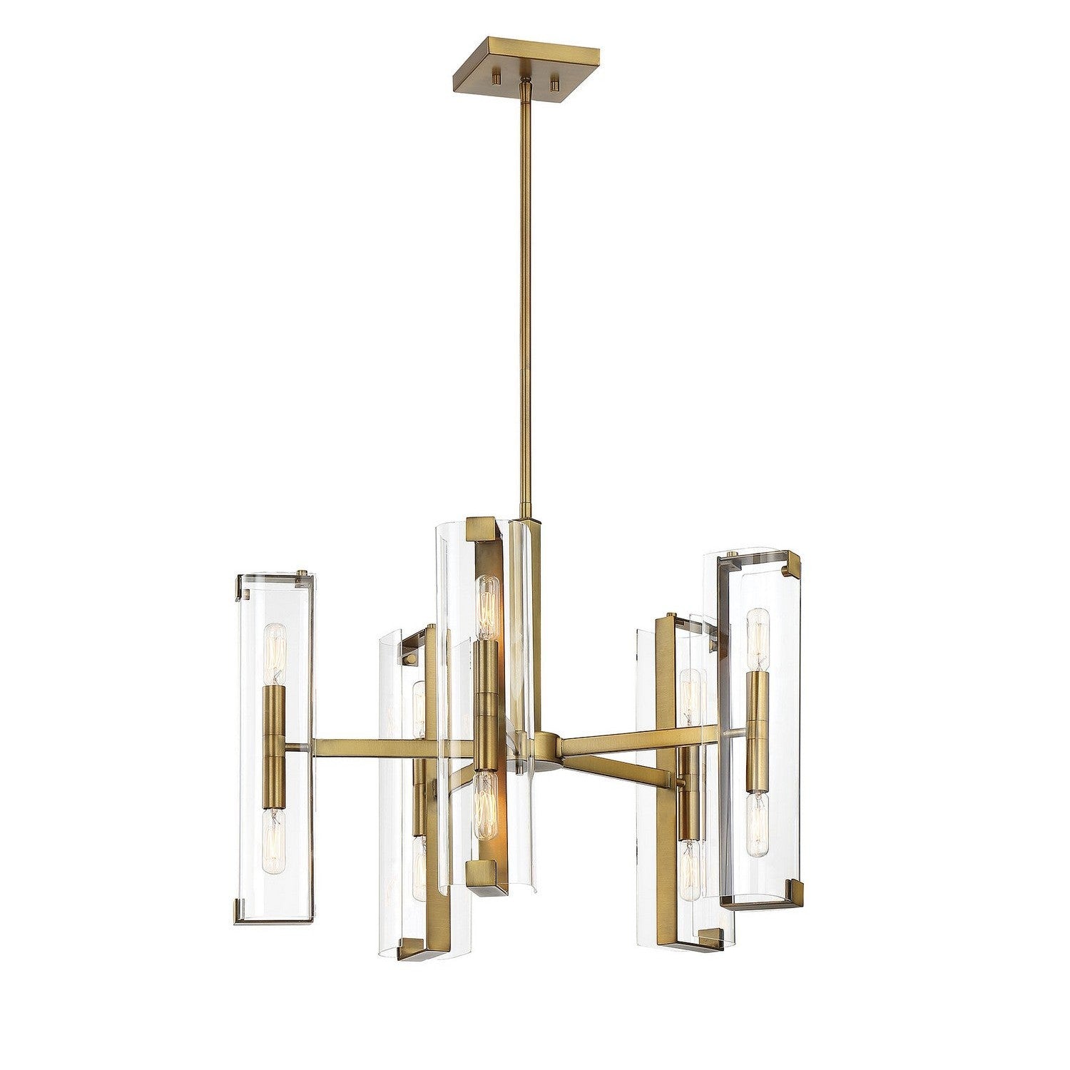 Savoy House - 1-9772-10-322 - Ten Light Chandelier - Winfield - Warm Brass