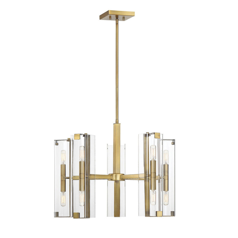 Savoy House - 1-9772-10-322 - Ten Light Chandelier - Winfield - Warm Brass