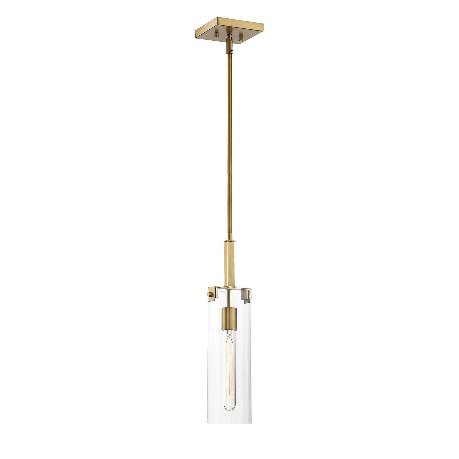Savoy House - 7-9770-1-322 - One Light Mini Pendant - Winfield - Warm Brass