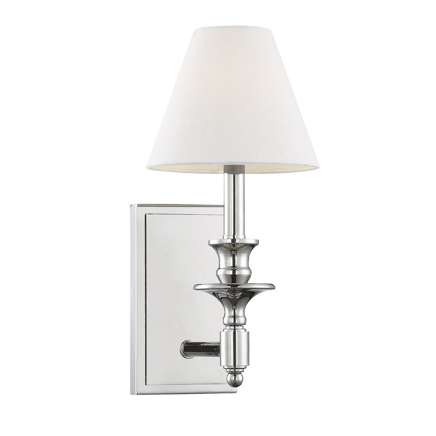 Savoy House - 9-0700-1-109 - One Light Wall Sconce - Washburn - Polished Nickel