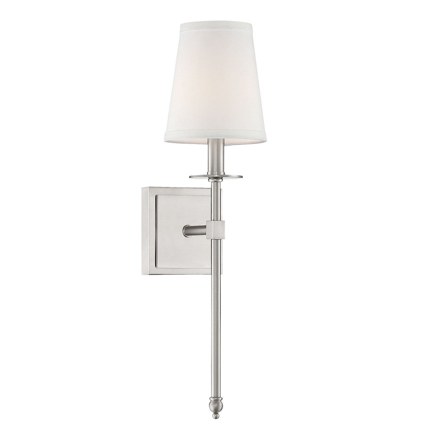 Savoy House - 9-302-1-SN - One Light Wall Sconce - Monroe - Satin Nickel