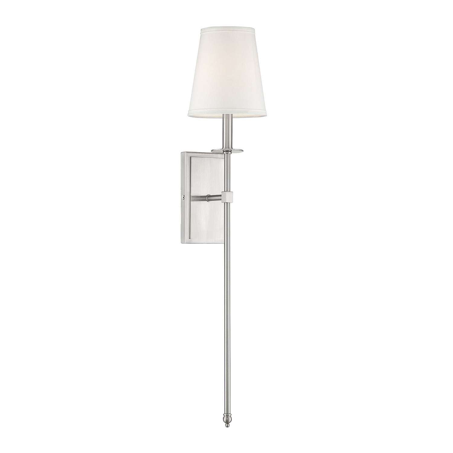 Savoy House - 9-7144-1-SN - One Light Wall Sconce - Monroe - Satin Nickel