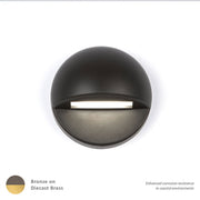 W.A.C. Lighting - 3011-27BBR - LED Deck and Patio Light - 3011 - Bronze On Brass