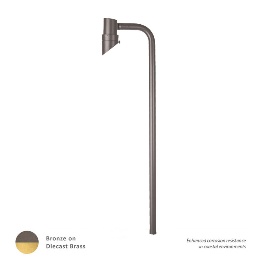 W.A.C. Lighting - 6111-27BBR - LED Path Light - Mini Path - Bronze On Brass
