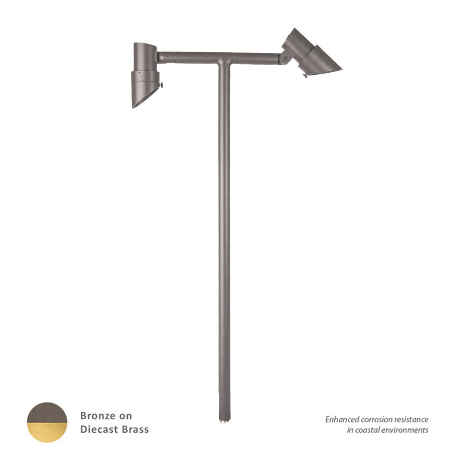 W.A.C. Lighting - 6211-27BBR - LED Path Light - Mini Db Path - Bronze On Brass
