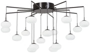 George Kovacs - P8239-671-L - LED Chandelier(Convertible To Semi Flush) - George'S Web - Bronze W/Gold Dust