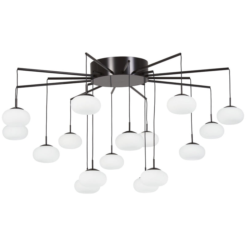 George Kovacs - P8239-671-L - LED Chandelier(Convertible To Semi Flush) - George'S Web - Bronze W/Gold Dust