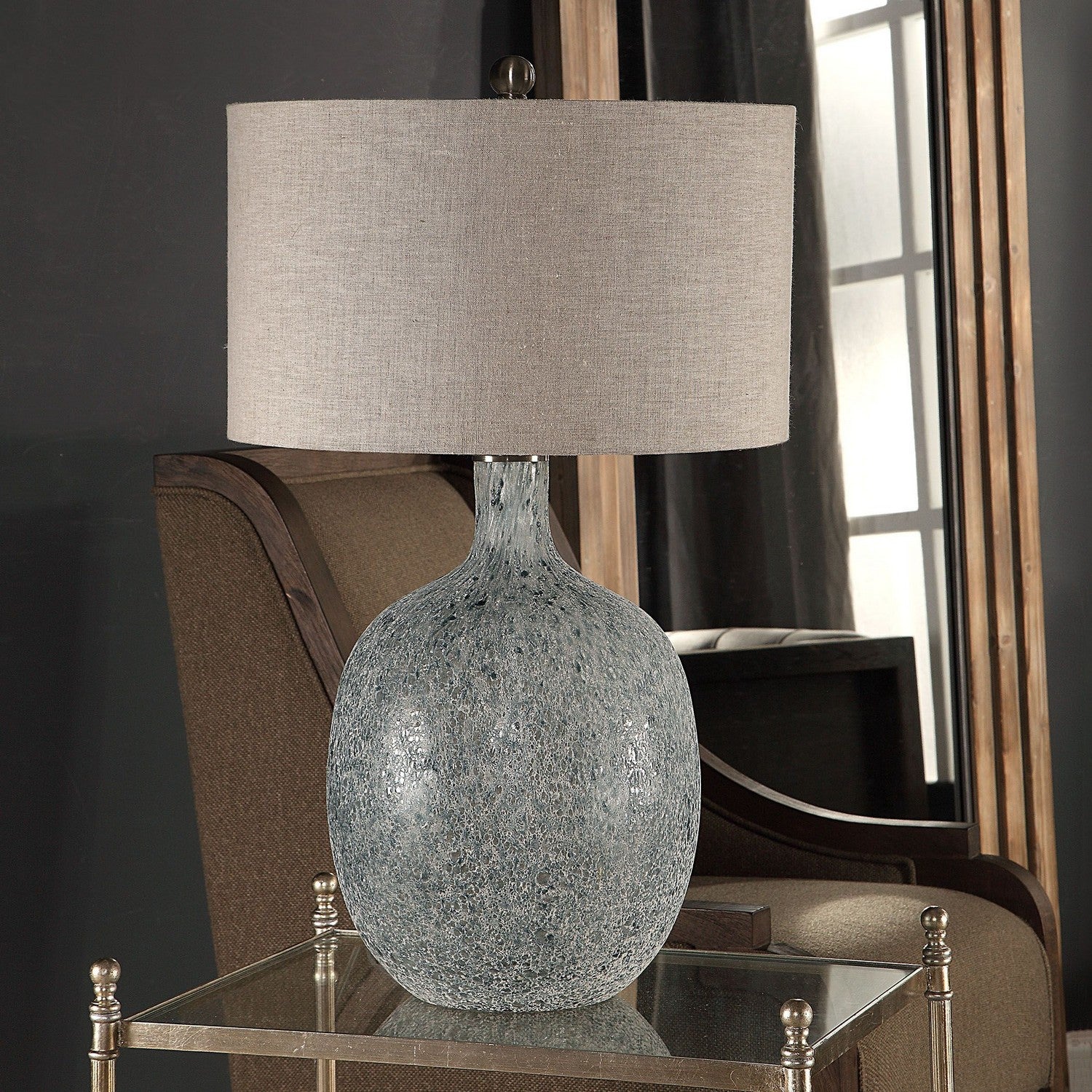 Uttermost - 27879-1 - One Light Table Lamp - Oceaonna - Brushed Nickel