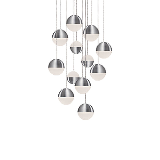 Kuzco Lighting - MP10512-BN - LED Pendant - Supernova - Brushed Nickel