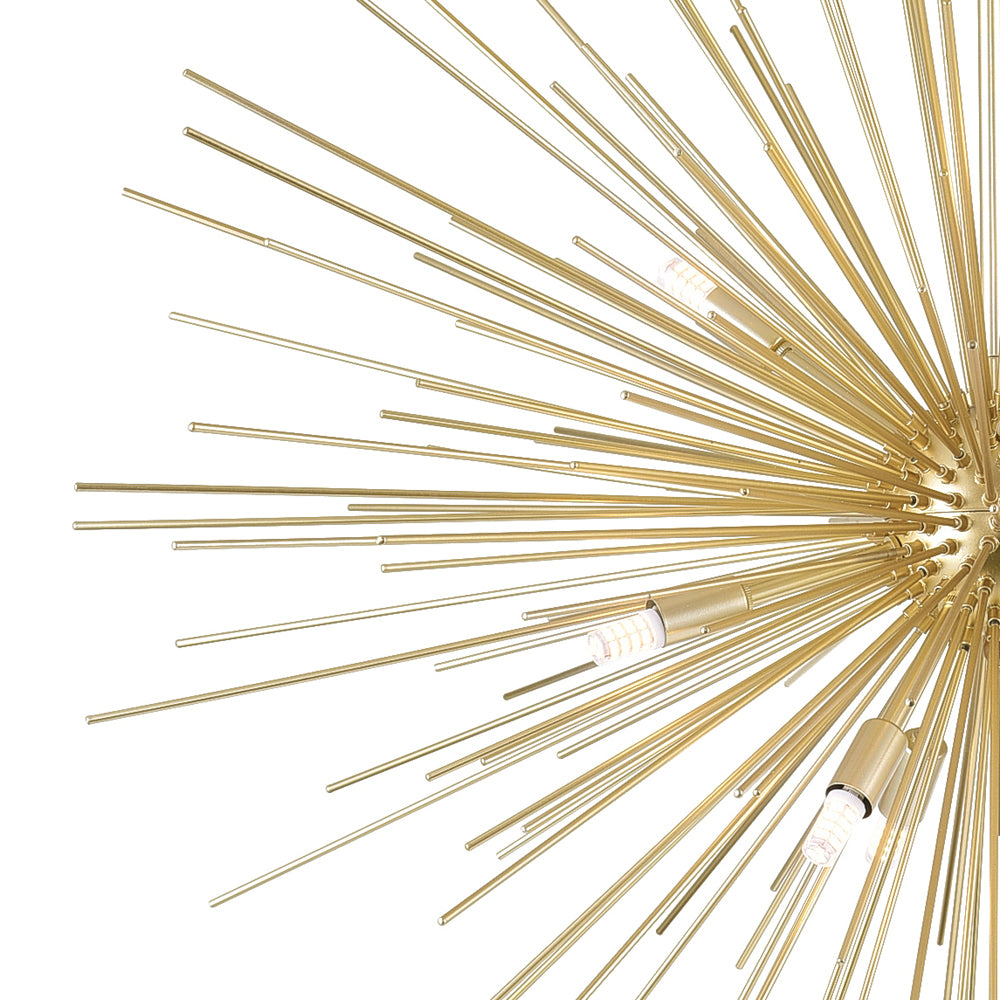 CWI Lighting - 1034P30-9-620 - Nine Light Chandelier - Savannah - Gold Leaf