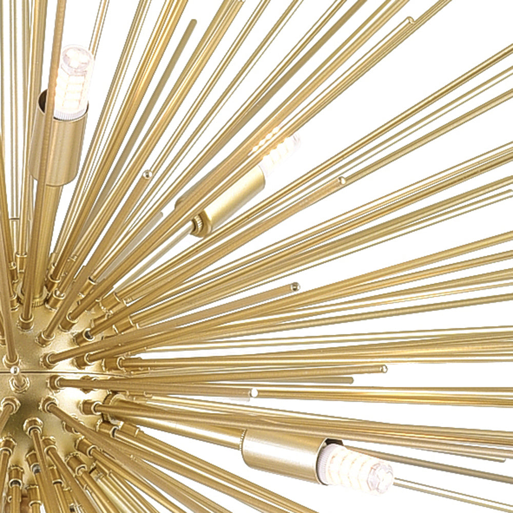 CWI Lighting - 1034P30-9-620 - Nine Light Chandelier - Savannah - Gold Leaf