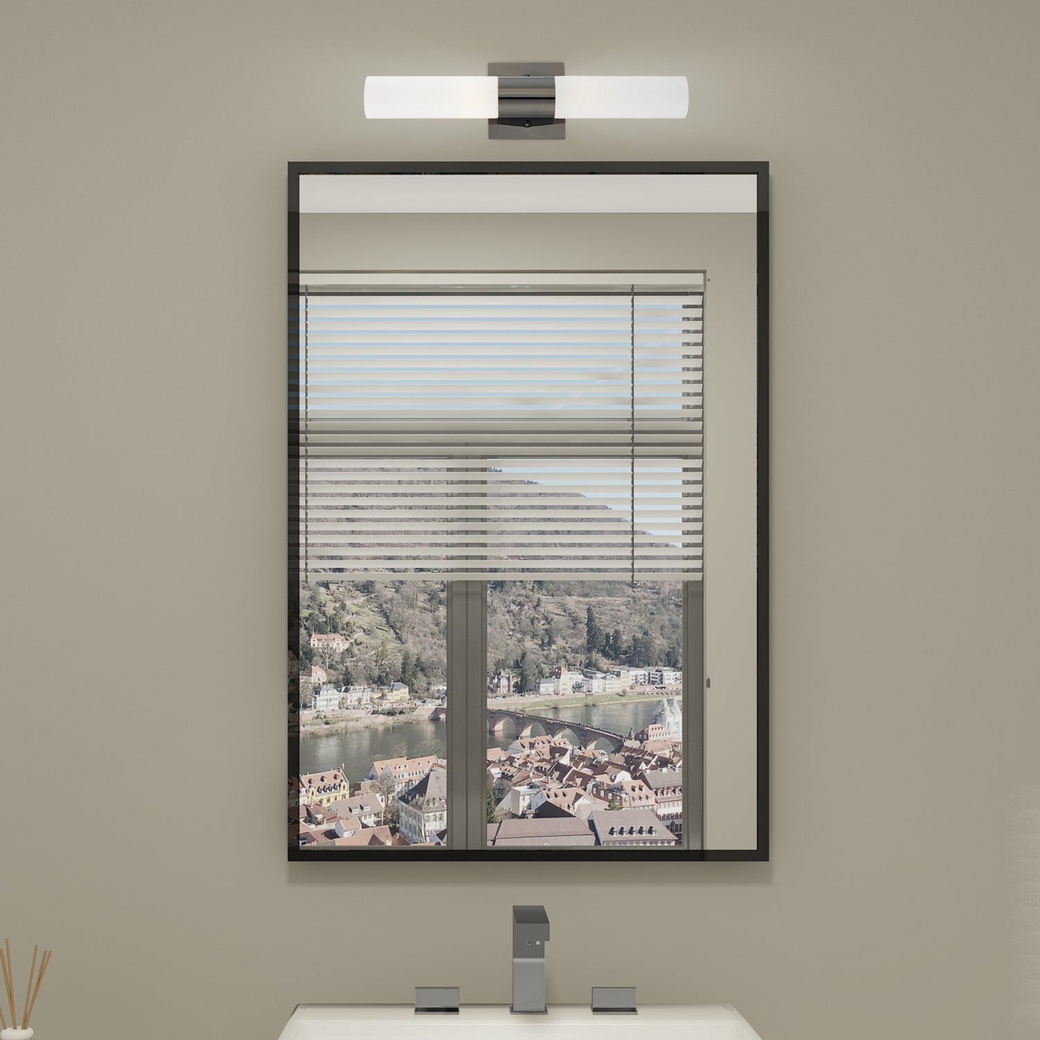 Livex Lighting - 10102-46 - Two Light Bath Vanity - Aero - Black Chrome