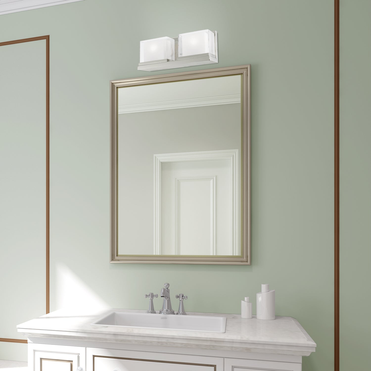Livex Lighting - 10122-05 - Two Light Bath Vanity - Duval - Polished Chrome