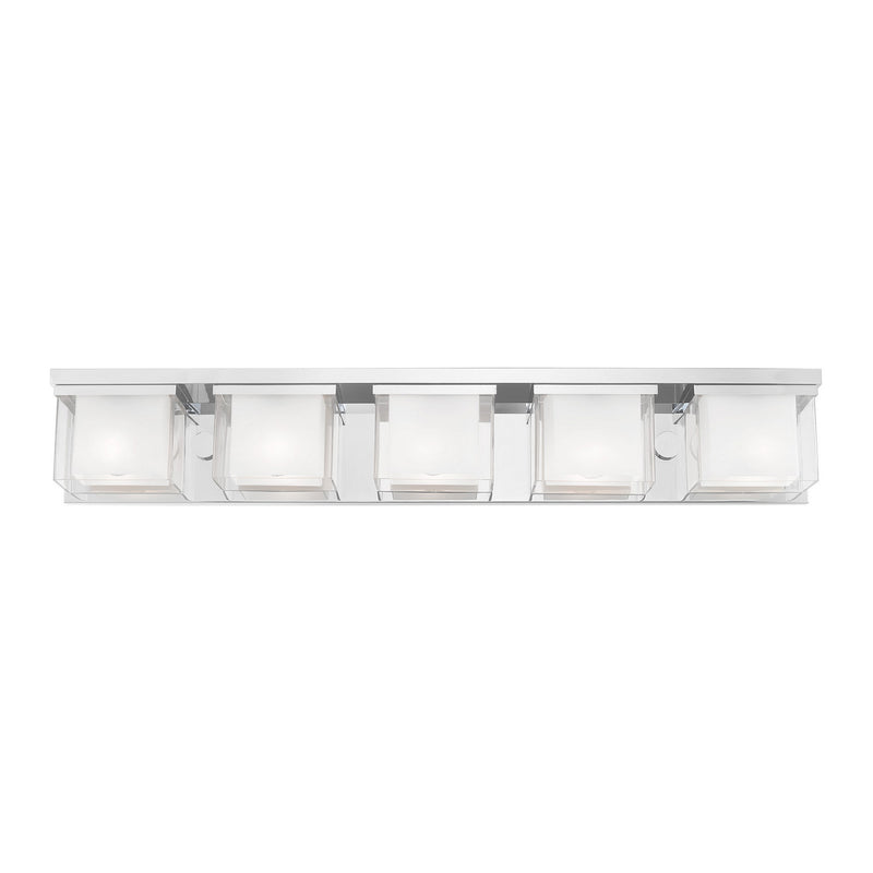 Livex Lighting - 10125-05 - Five Light Bath Vanity - Duval - Polished Chrome