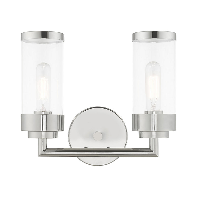 Livex Lighting - 10362-05 - Two Light Bath Vanity - Hillcrest - Polished Chrome