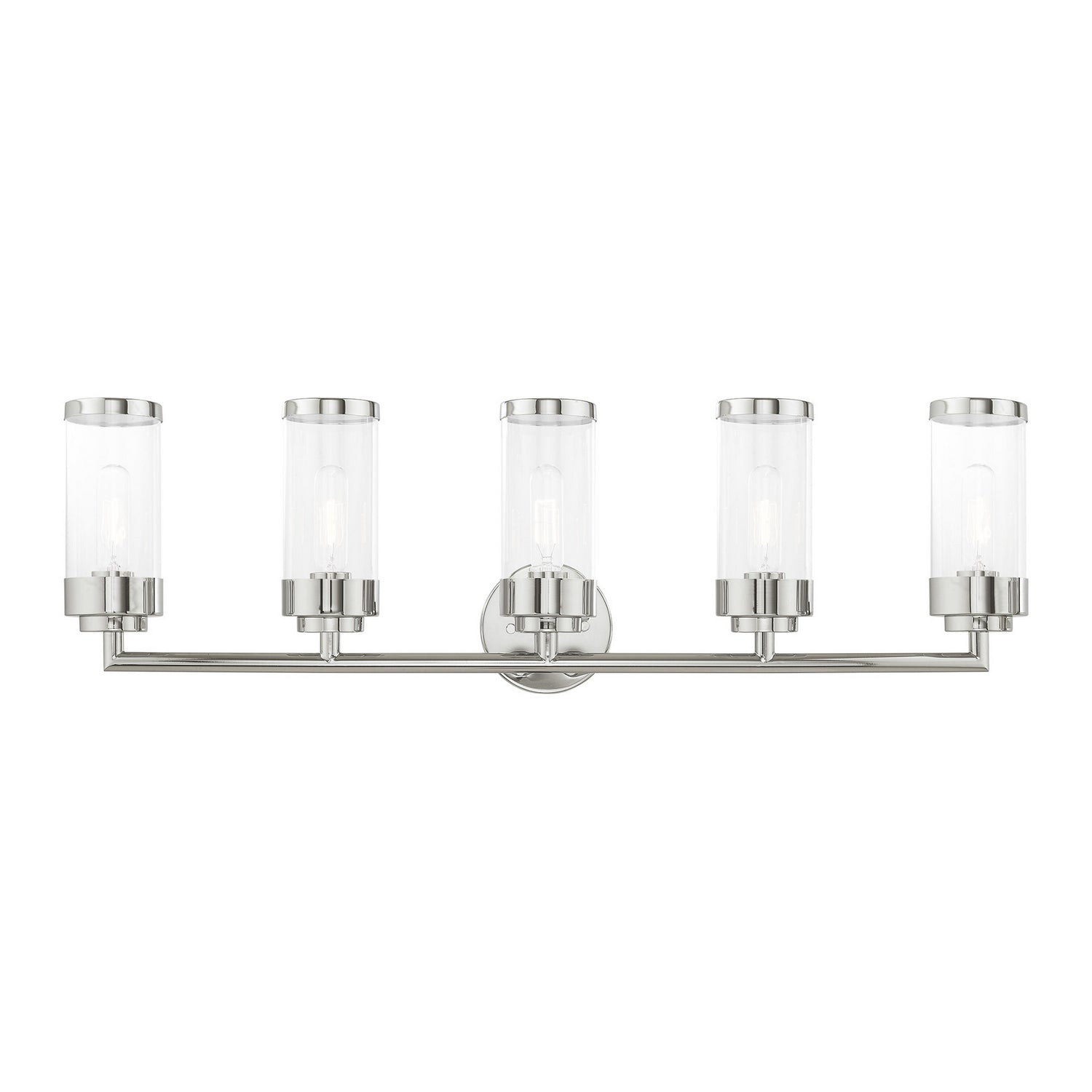 Livex Lighting - 10365-05 - Five Light Bath Vanity - Hillcrest - Polished Chrome