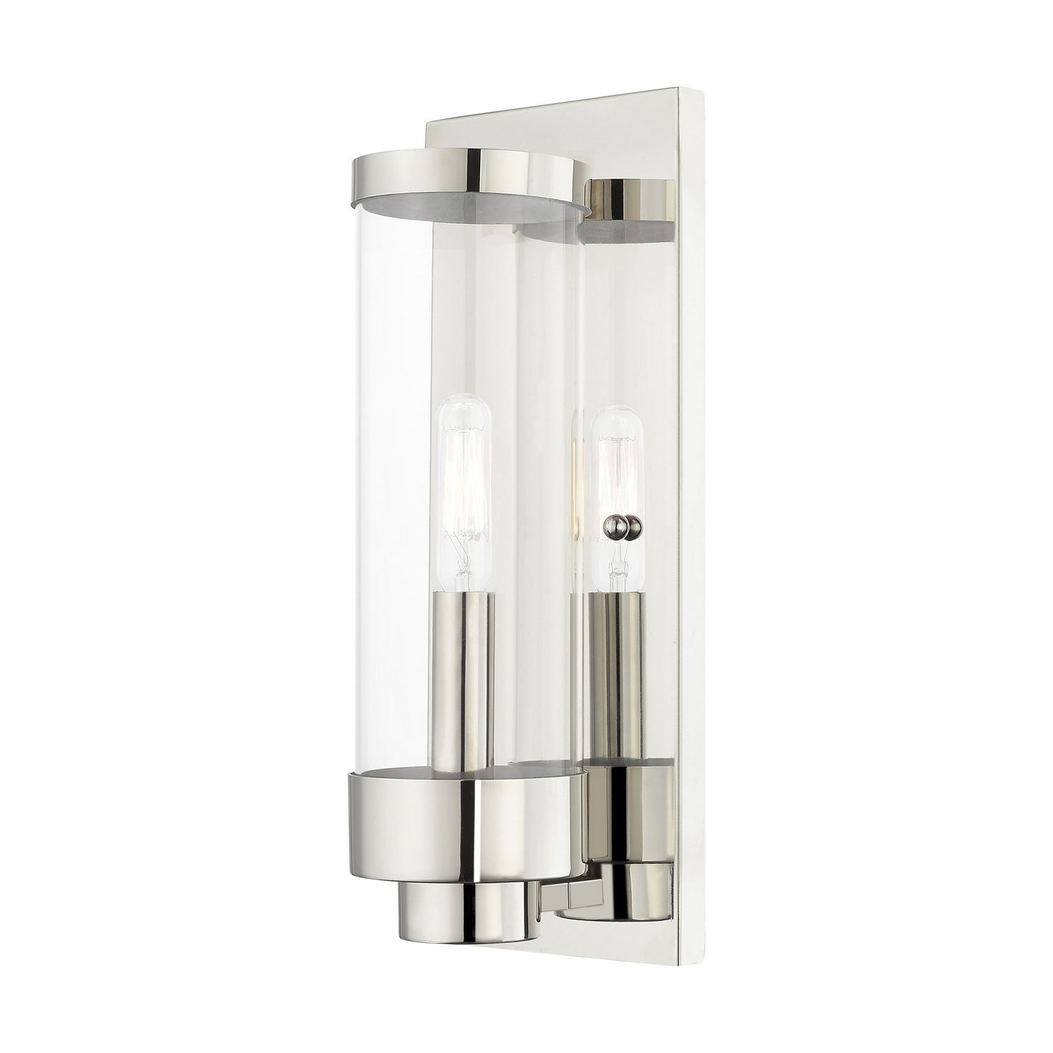 Livex Lighting - 20721-05 - One Light Outdoor Wall Lantern - Hillcrest - Polished Chrome